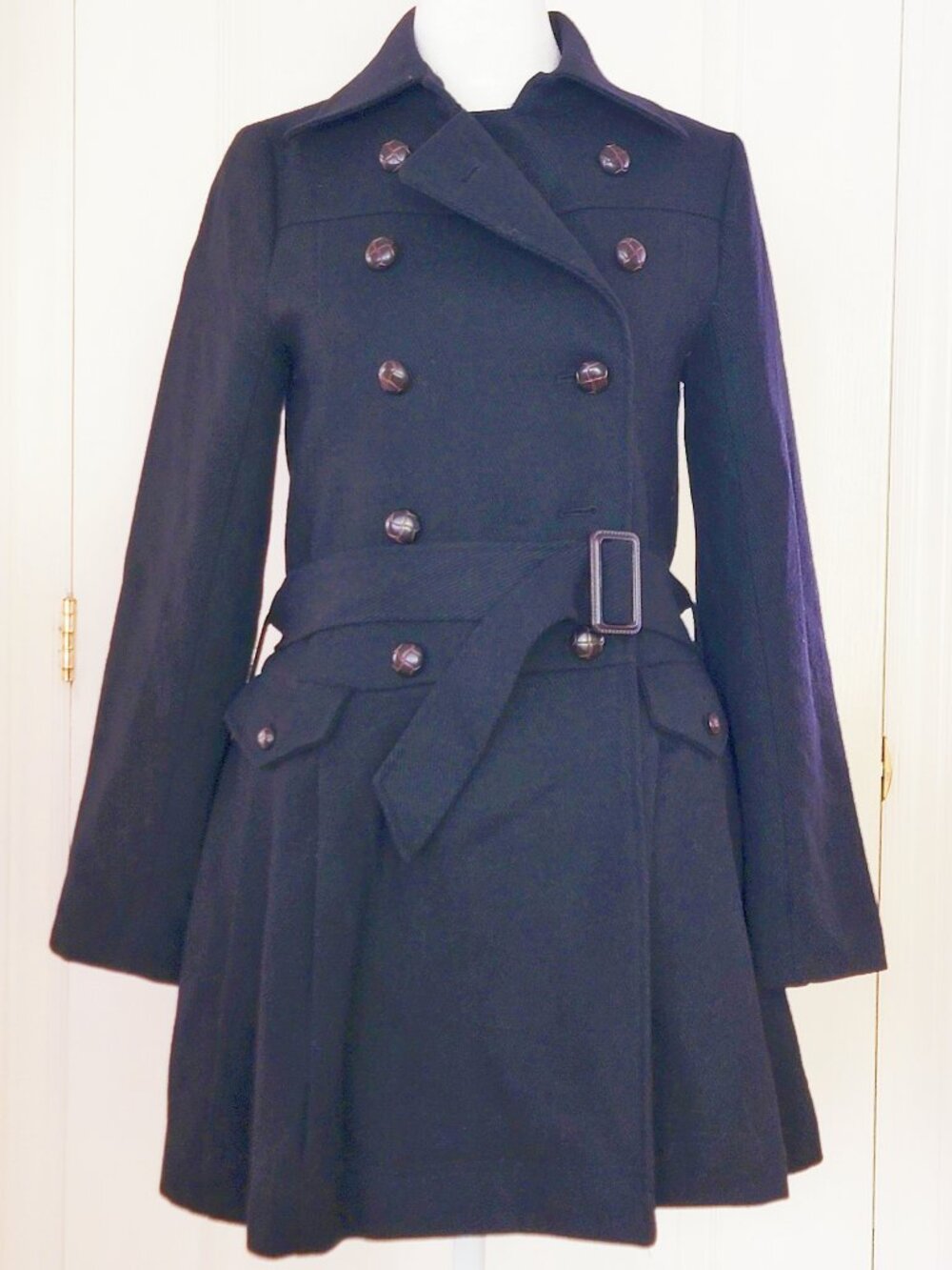 VADRET TELLOR WOOL BLEND TRENCH COAT